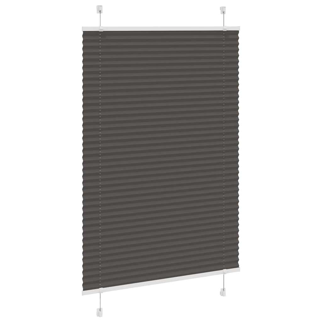 Plisuota žaliuze juoda 95x150 cm audinio plotis 94,4 cm