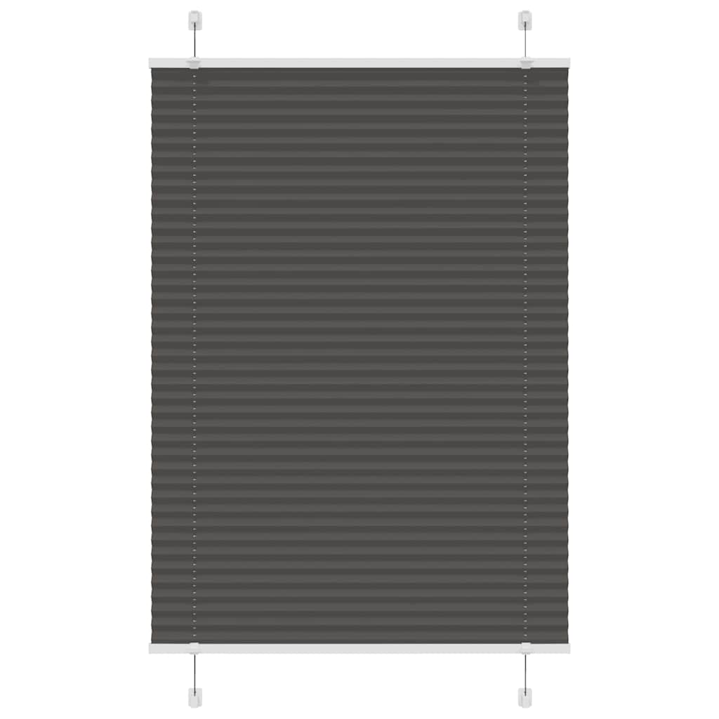 Plisētā žalūzija melna 100x150 cm auduma platums 99,4 cm