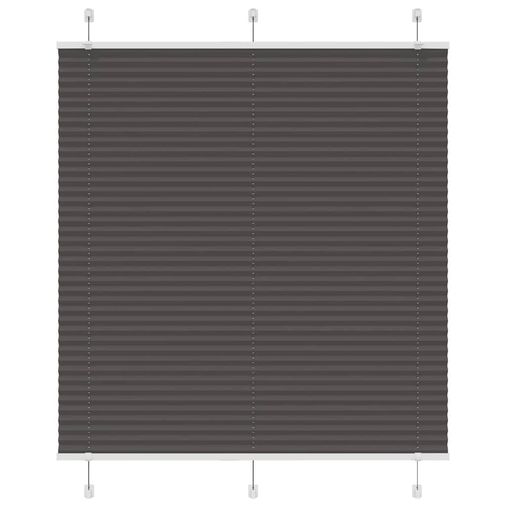 Plisuota žaliuze juoda 115x150 cm audinio plotis 114,4 cm