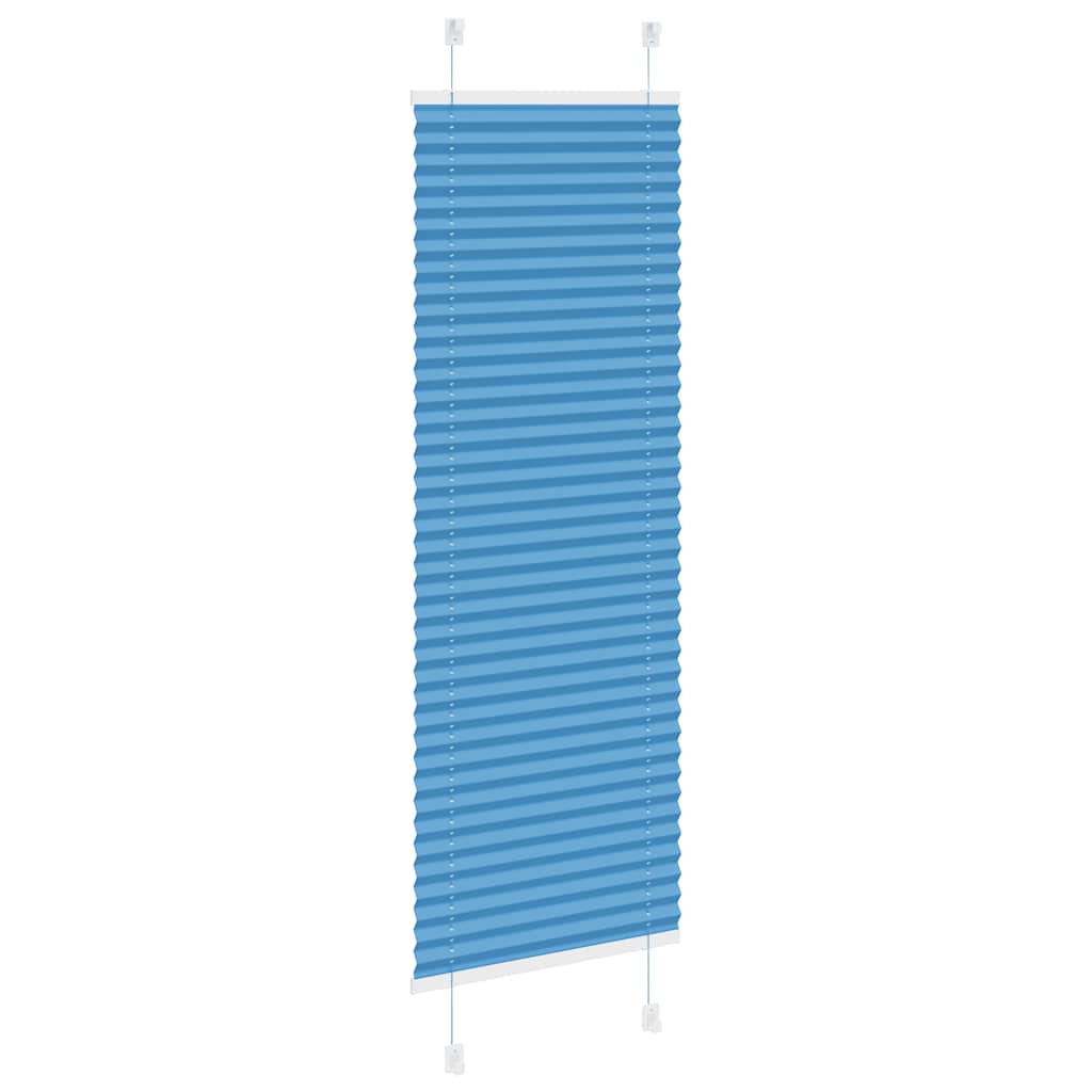 Klostuotos žaliuzės, mėlynos, 45x150 cm, audinys, plotis 44,4 cm, poliesteris