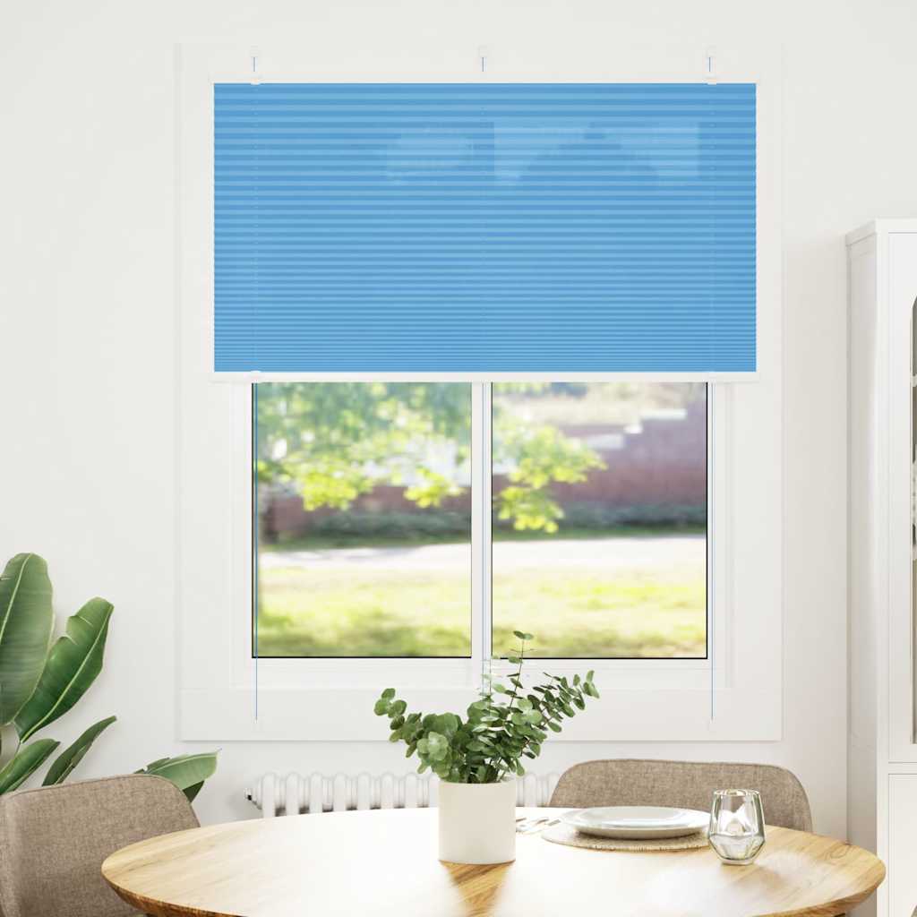 Plisuota žaliuzės mėlyna 105x150 cm Audinio plotis 104,4 cm