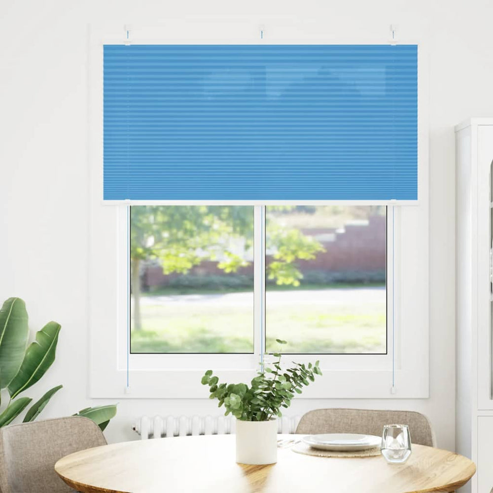 Plisuota žaliuze mėlyna 120x150 cm Audinio plotis 119,4 cm