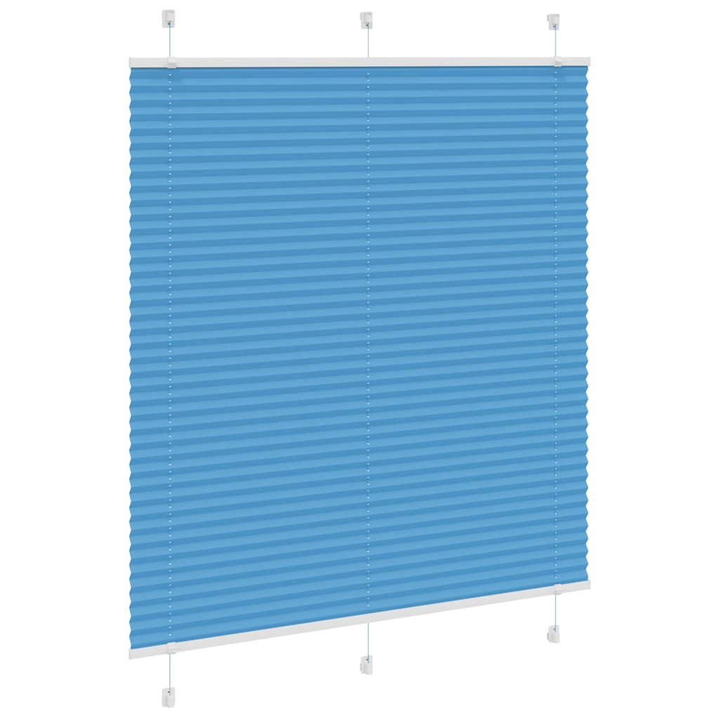 Plisuota žaliuze mėlyna 120x150 cm Audinio plotis 119,4 cm