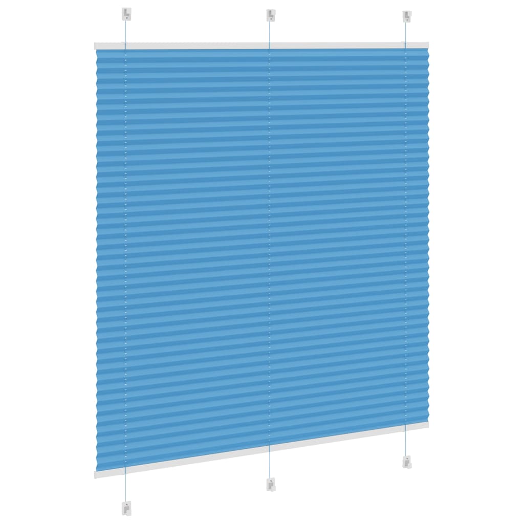 Plisuota žaliuze mėlyna 120x150 cm Audinio plotis 119,4 cm