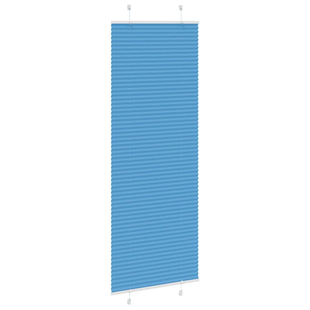 Klostuotos žaliuzės, mėlynos, 80x200 cm, audinys, plotis 79,4 cm, poliesteris
