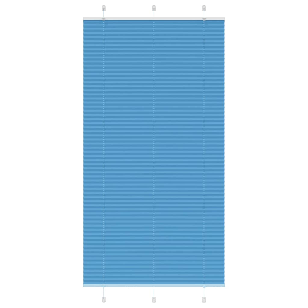 Klostuotos žaliuzės, mėlynos, 110x200 cm, audinys, plotis 109,4 cm, poliesteris