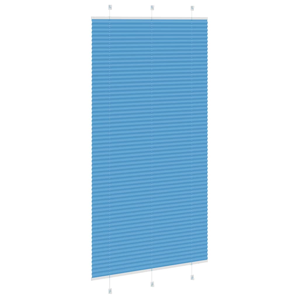 Klostuotos žaliuzės, mėlynos, 110x200 cm, audinys, plotis 109,4 cm, poliesteris