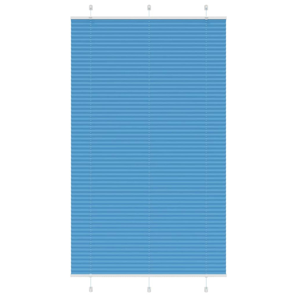 Klostuotos žaliuzės, mėlynos, 120x200 cm, audinys, plotis 119,4 cm, poliesteris