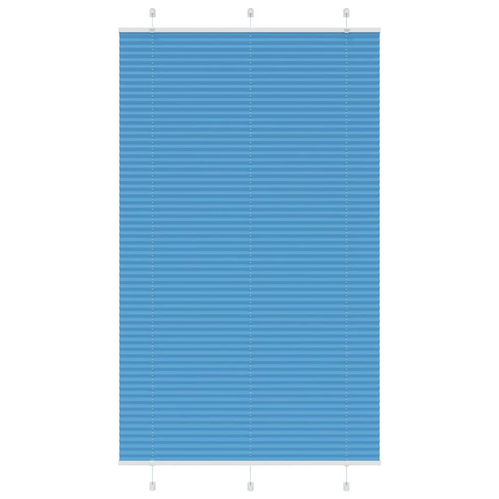 Klostuotos žaliuzės, mėlynos, 120x200 cm, audinys, plotis 119,4 cm, poliesteris