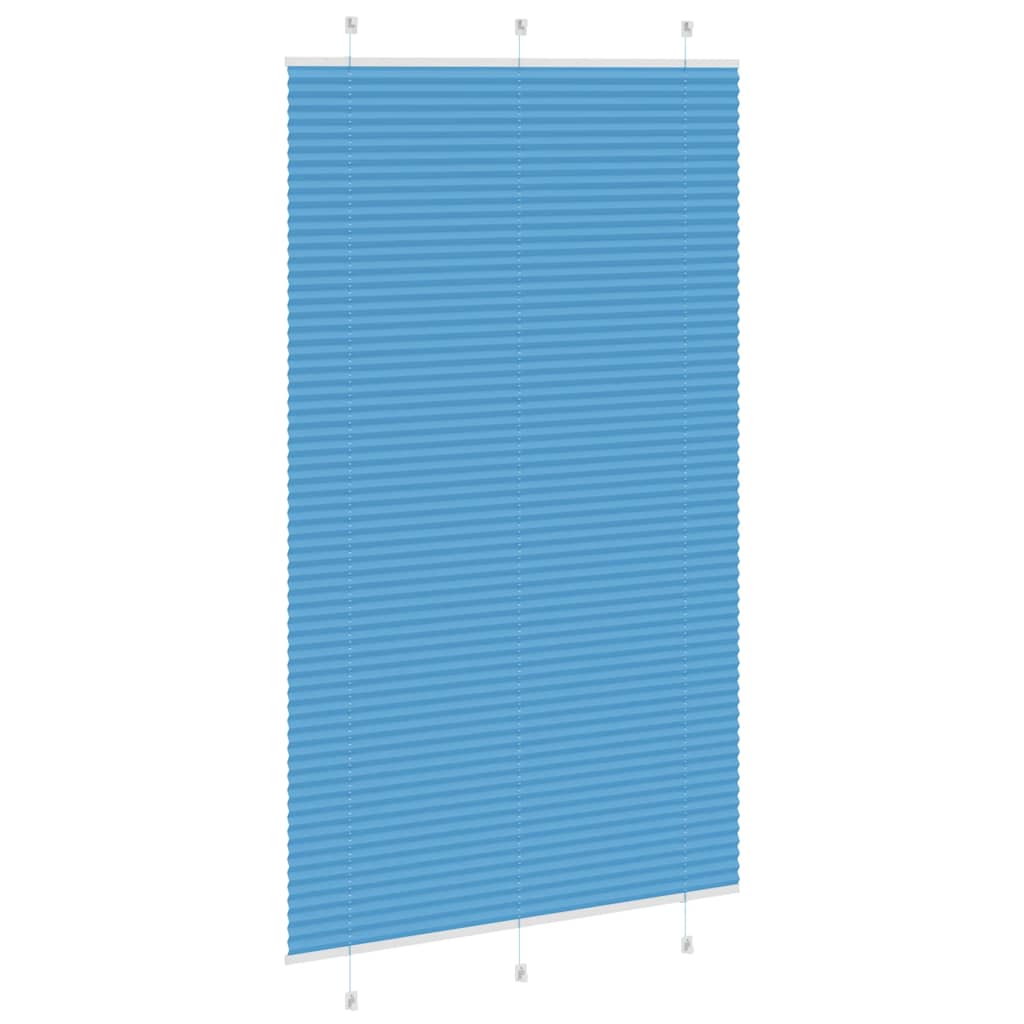 Klostuotos žaliuzės, mėlynos, 120x200 cm, audinys, plotis 119,4 cm, poliesteris