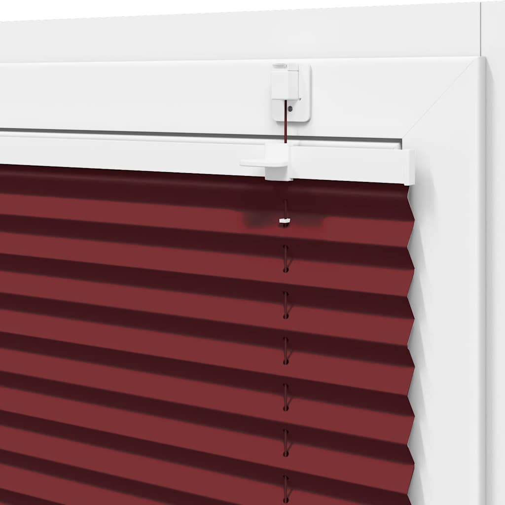 Plisuota žaliuze Bordo raudona 40x150 cm Audinio plotis 39,4 cm