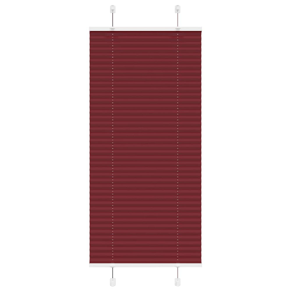 Plisuota žaliuze Bordo raudona 60x150 cm Audinio plotis 59,4 cm