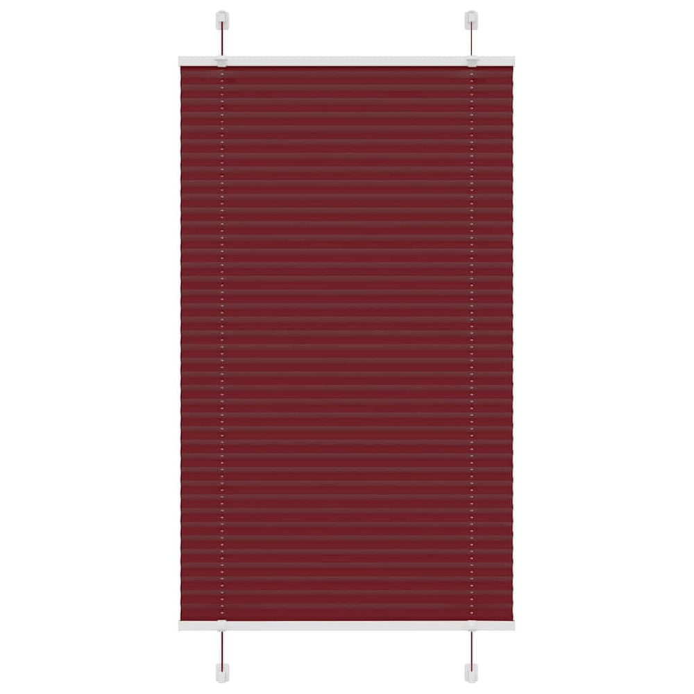 Plisuota žaliuze Bordo raudona 70x150 cm Audinio plotis 69,4 cm