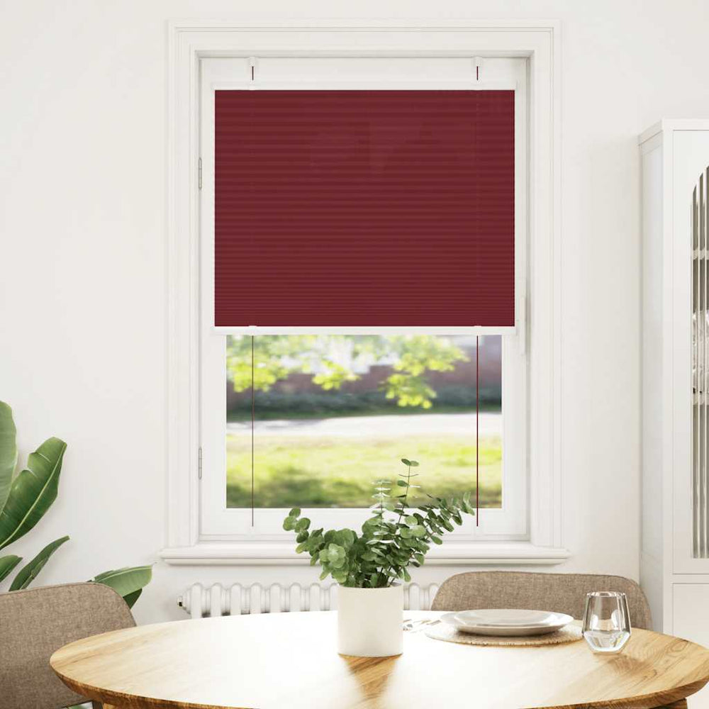 Plisuota žaliuze Bordo raudona 70x150 cm Audinio plotis 69,4 cm