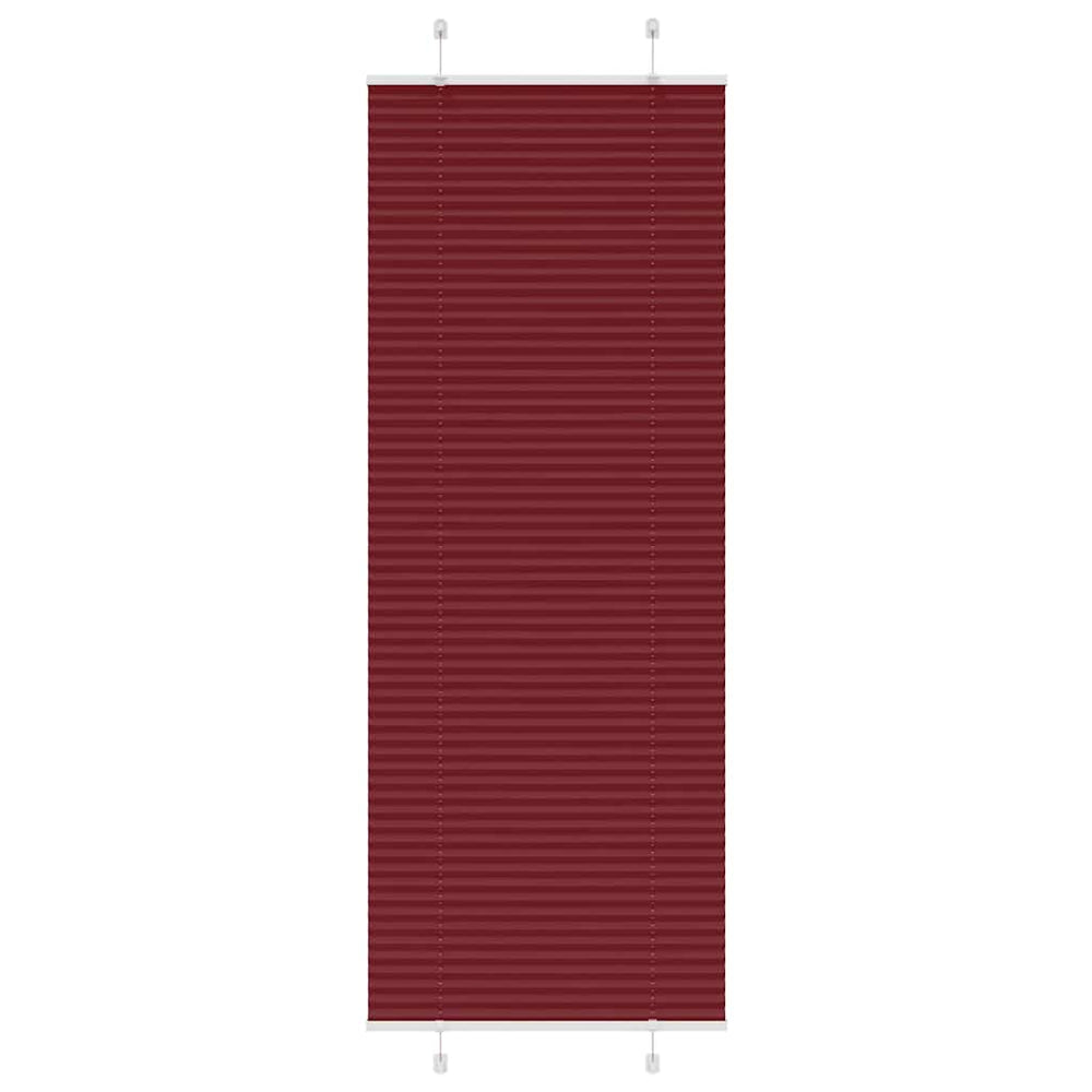 Klostuotos žaliuzės, bordo spalvos, 70x200 cm, audinys, plotis 69,4 cm, poliesteris