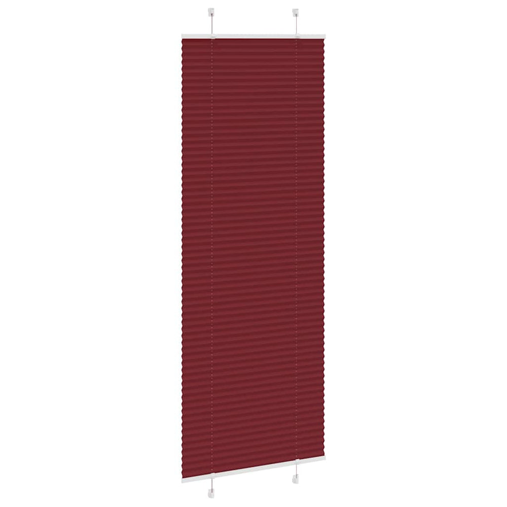 Klostuotos žaliuzės, bordo spalvos, 70x200 cm, audinys, plotis 69,4 cm, poliesteris