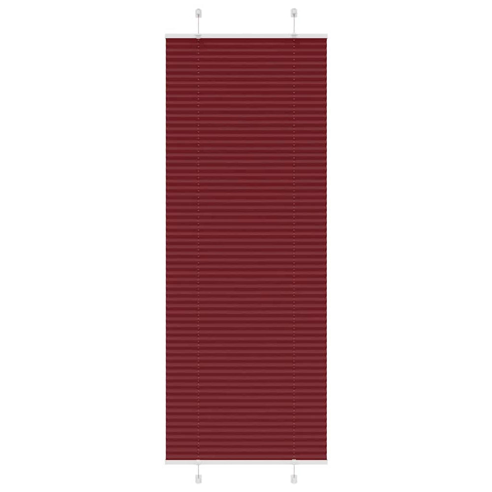 Klostuotos žaliuzės, bordo raudonos, 80x200 cm, audinys, plotis 79,4 cm, poliesteris
