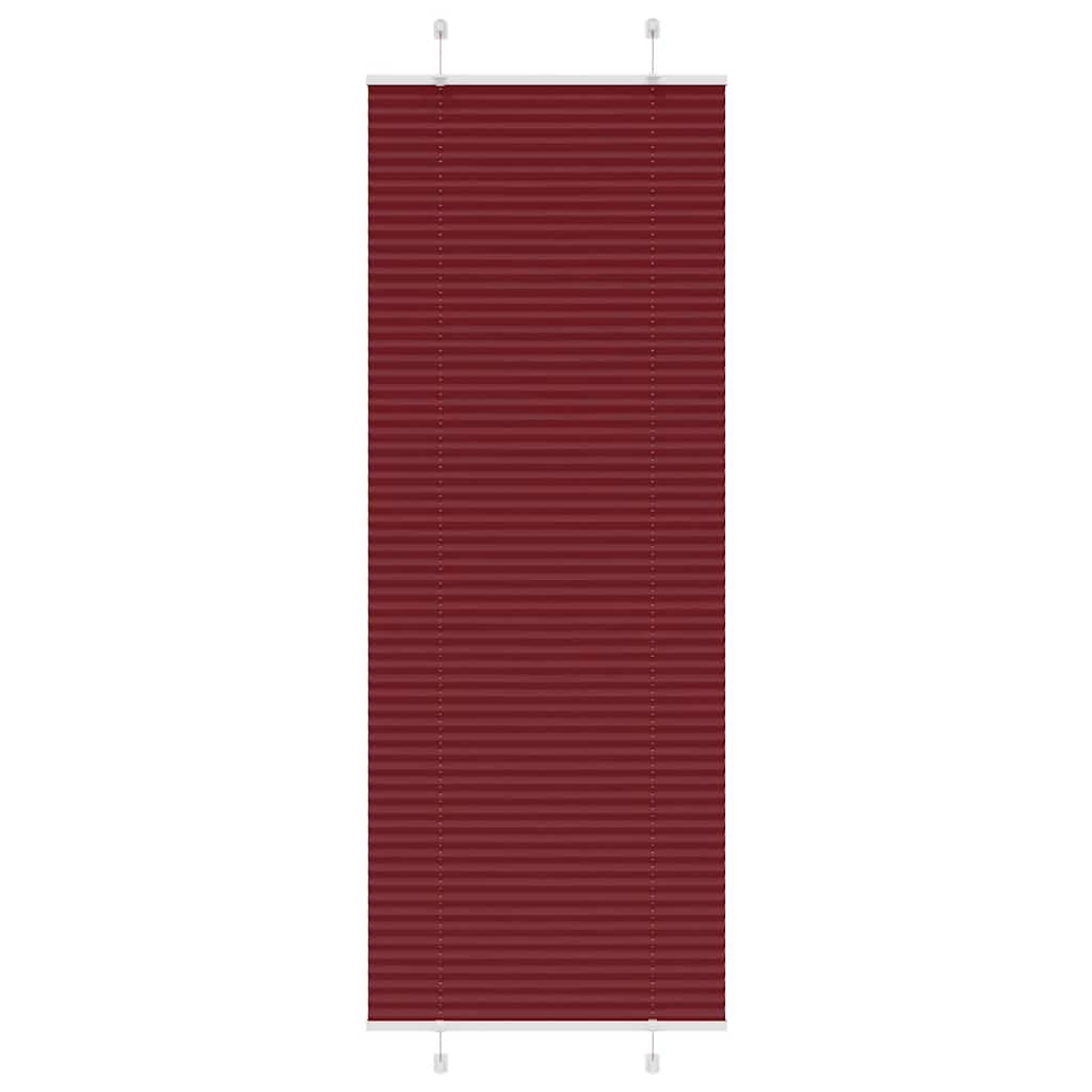 Klostuotos žaliuzės, bordo raudonos, 80x200 cm, audinys, plotis 79,4 cm, poliesteris