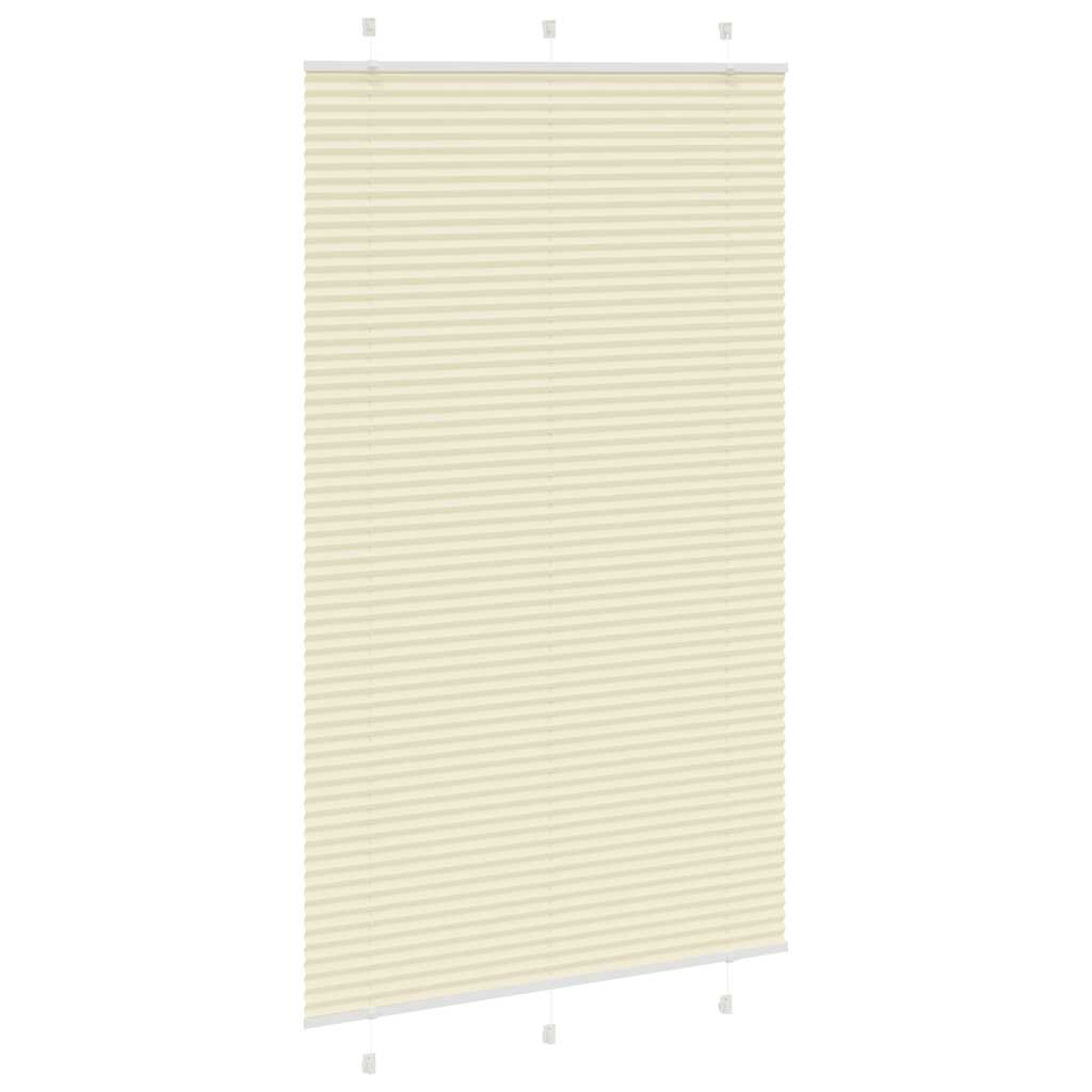 Klostuotos žaliuzės, kreminės spalvos, 120x200 cm, audinys, plotis 119,4 cm, poliesteris