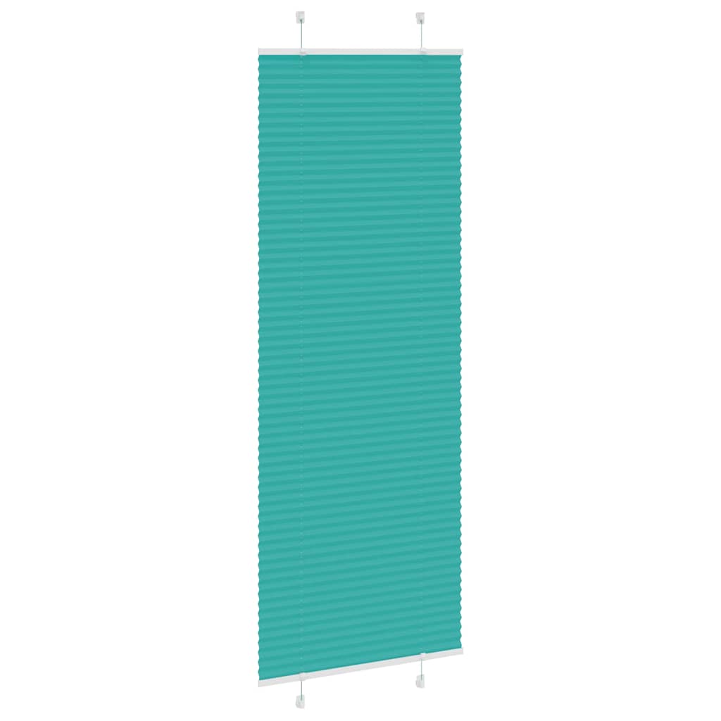 Klostuotos žaliuzės, petroletiškai žalios, 70x200 cm, audinys, plotis 69,4 cm, poliesteris