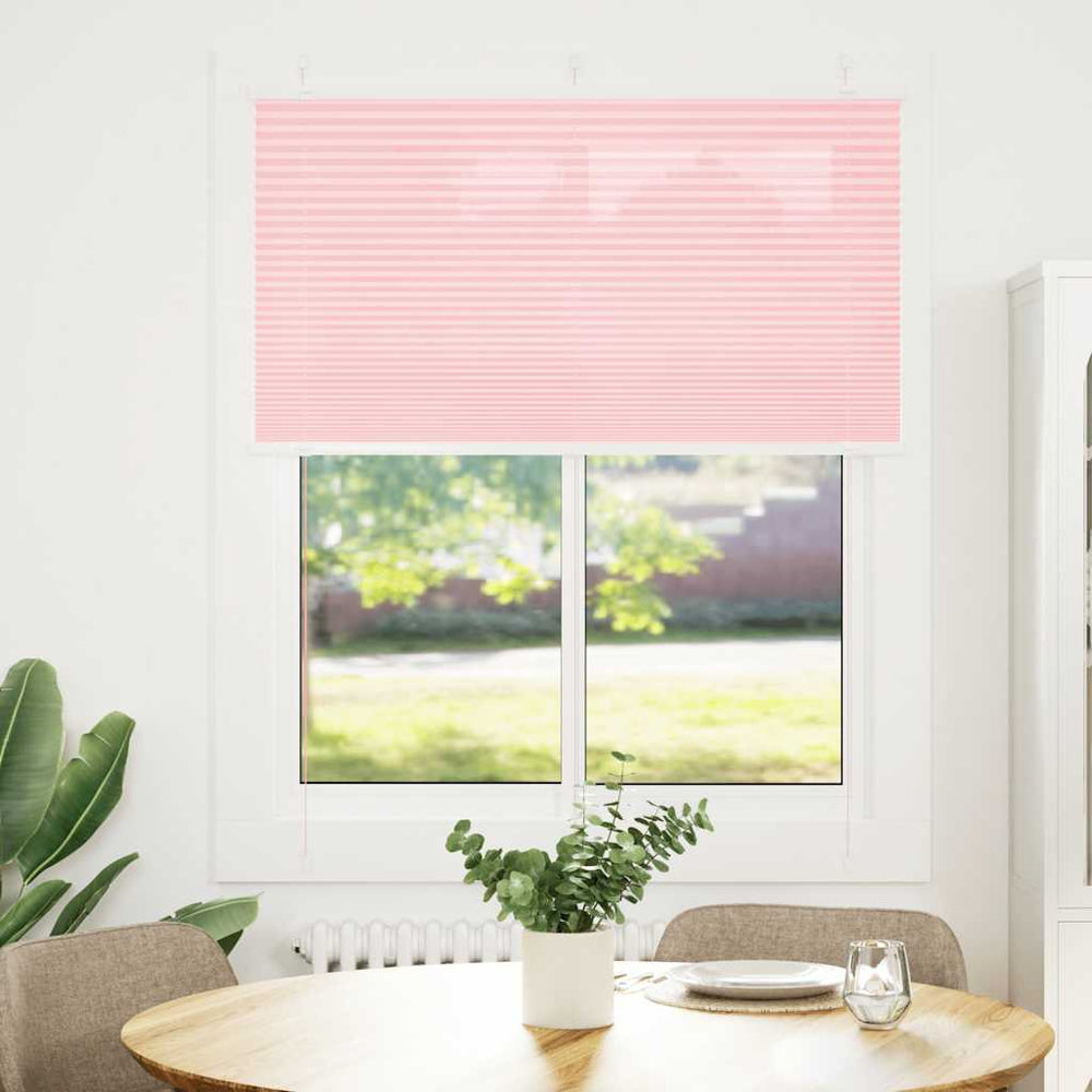 Plisuota žaliuzės rožinė 105x150 cm Audinio plotis 104,4 cm
