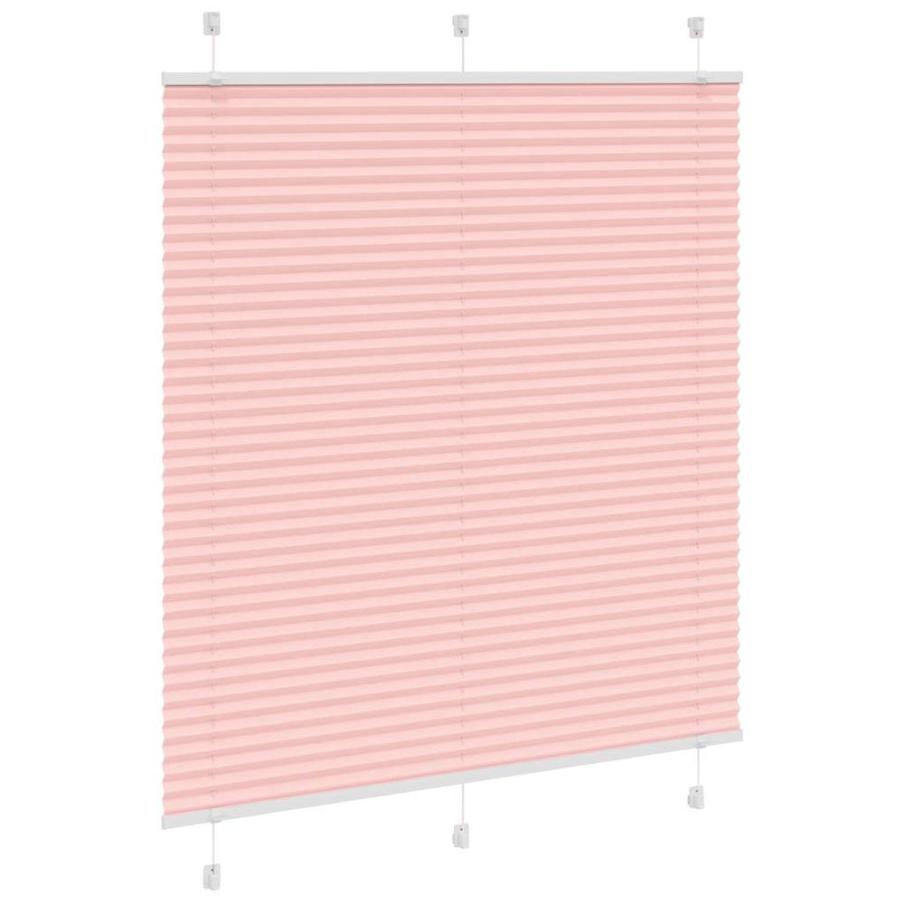 Klostuotos žaliuzės, rožinės spalvos, 115x150 cm, audinys, plotis 114,4 cm, poliesteris