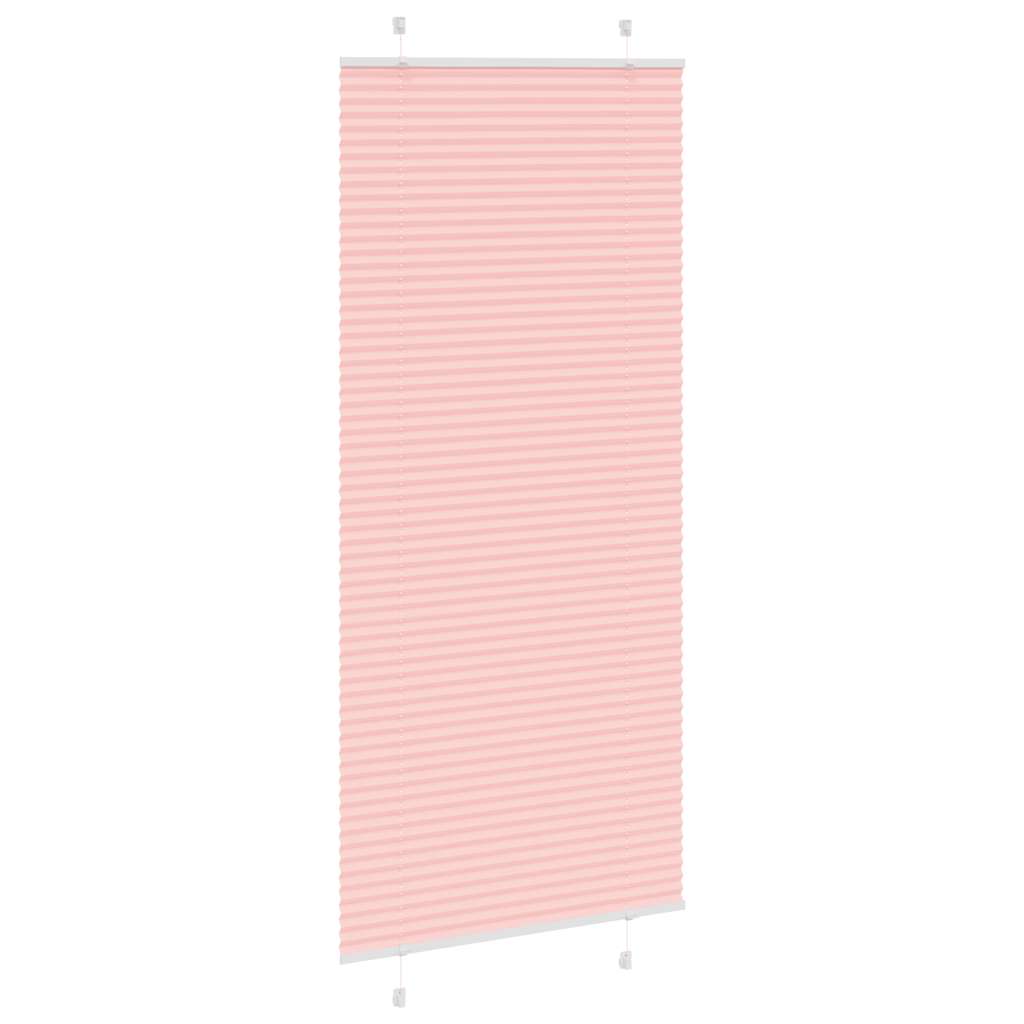 Klostuotos žaliuzės, rožinės, 85x200 cm, audinys, plotis 84,4 cm, poliesteris