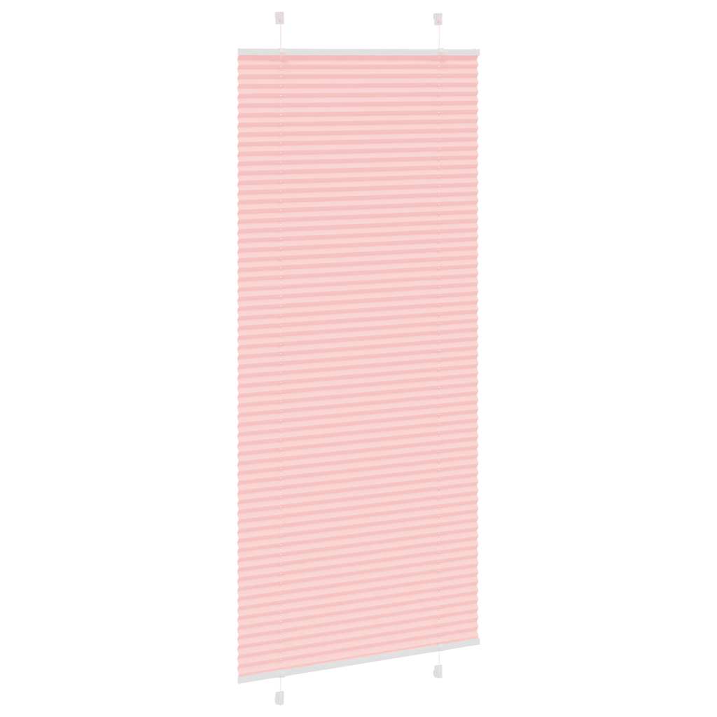 Klostuotos žaliuzės, rožinės, 85x200 cm, audinys, plotis 84,4 cm, poliesteris