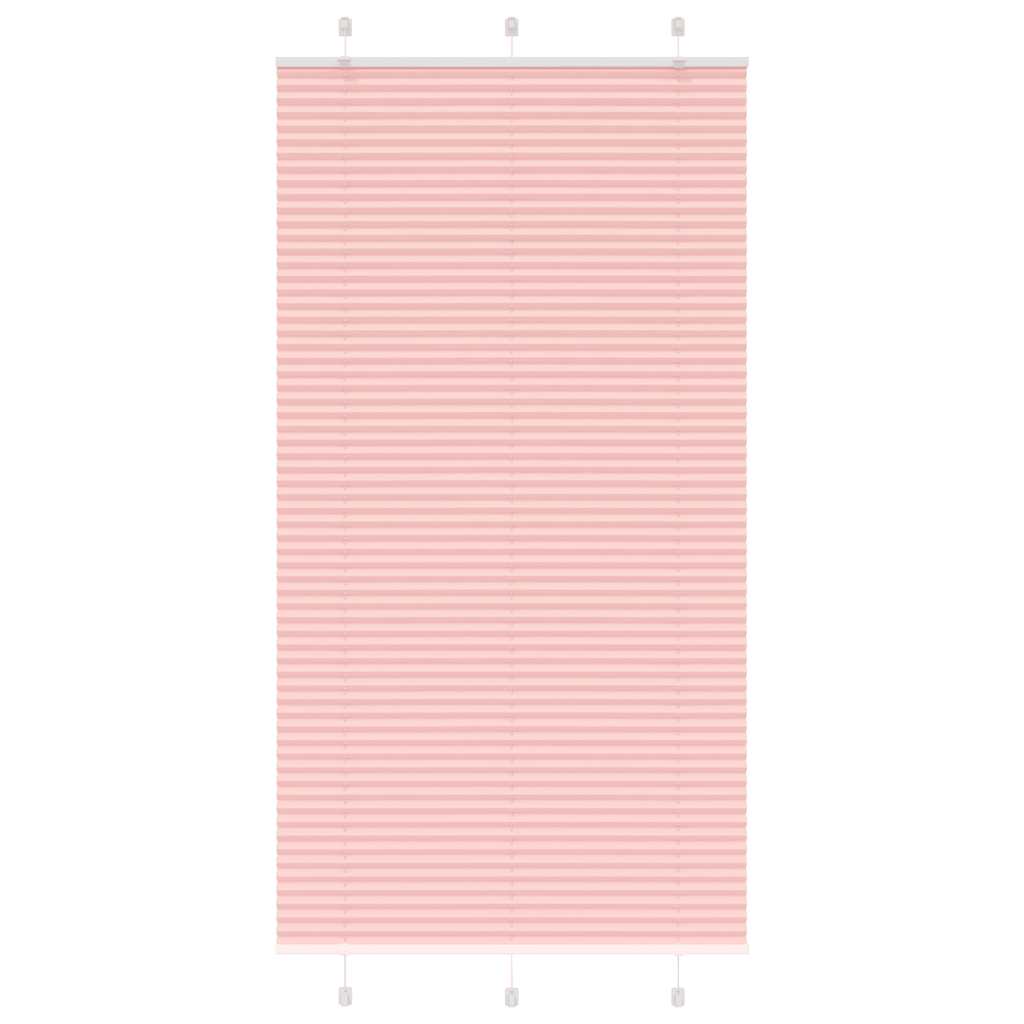 Klostuotos žaliuzės, rožinės spalvos, 105x200 cm, audinys, plotis 104,4 cm, poliesteris