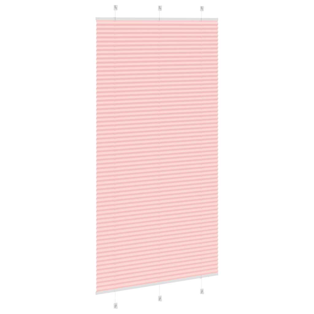 Klostuotos žaliuzės, rožinės spalvos, 105x200 cm, audinys, plotis 104,4 cm, poliesteris