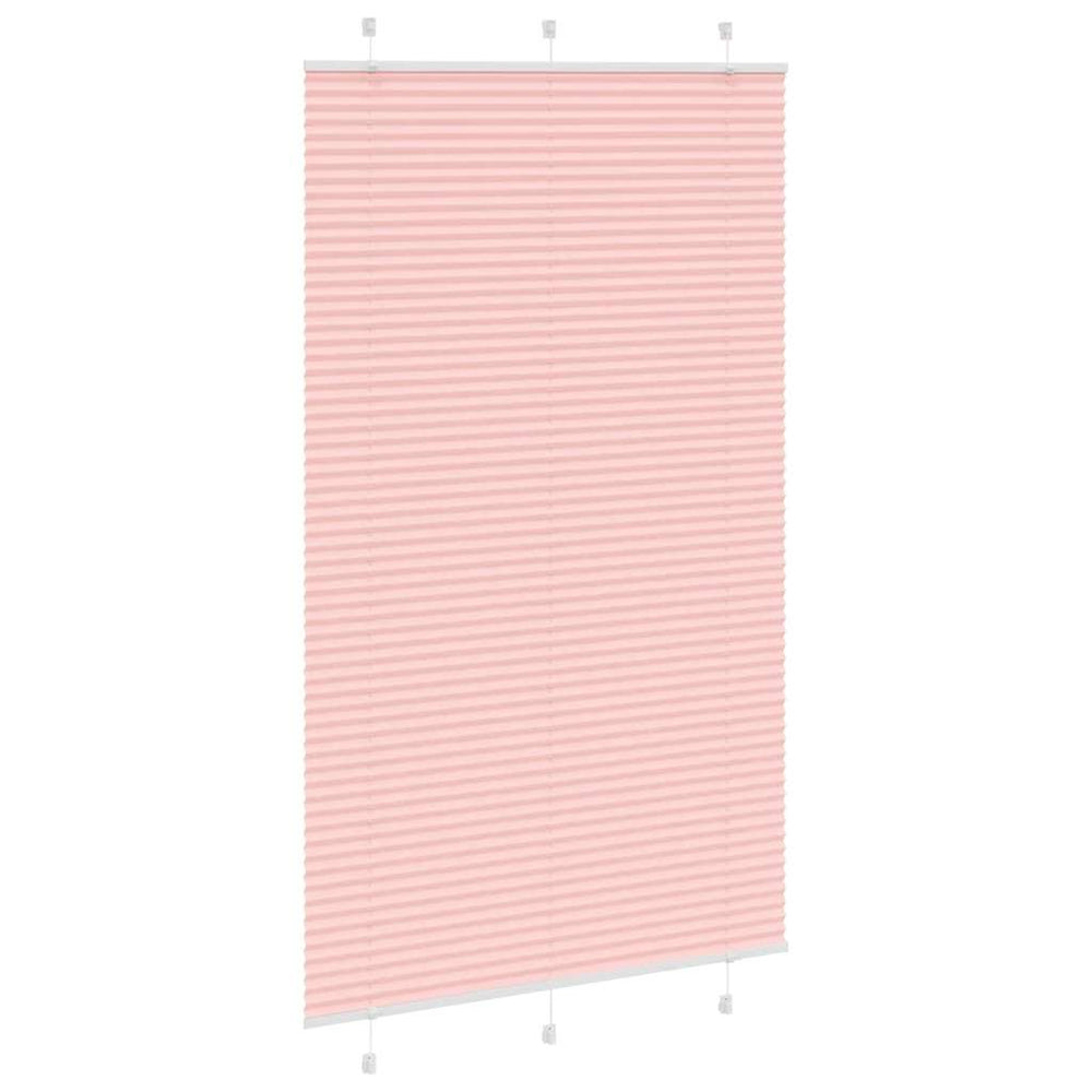Klostuotos žaliuzės, rožinės spalvos, 115x200 cm, audinys, plotis 114,4 cm, poliesteris