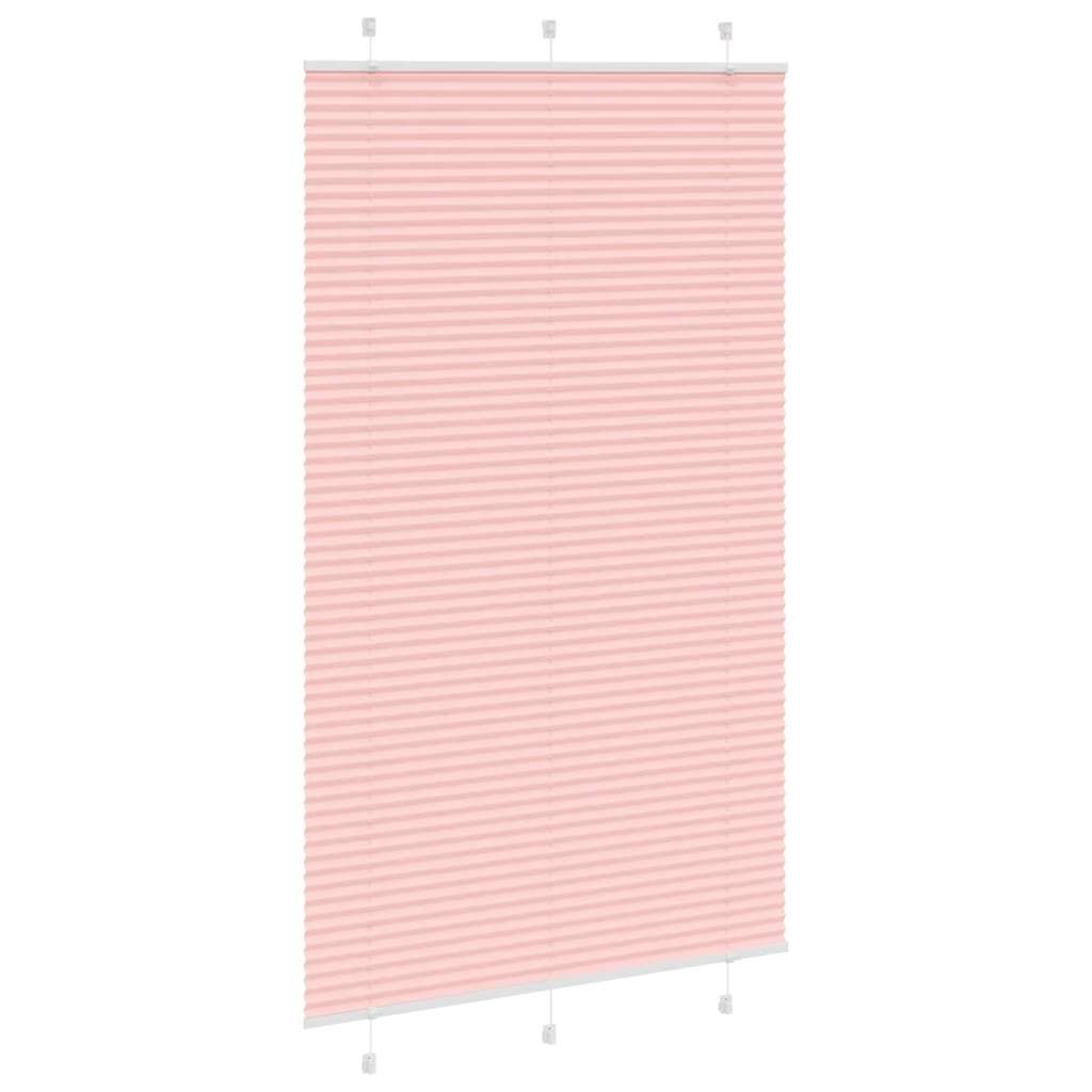 Klostuotos žaliuzės, rožinės spalvos, 120x200 cm, audinys, plotis 119,4 cm, poliesteris