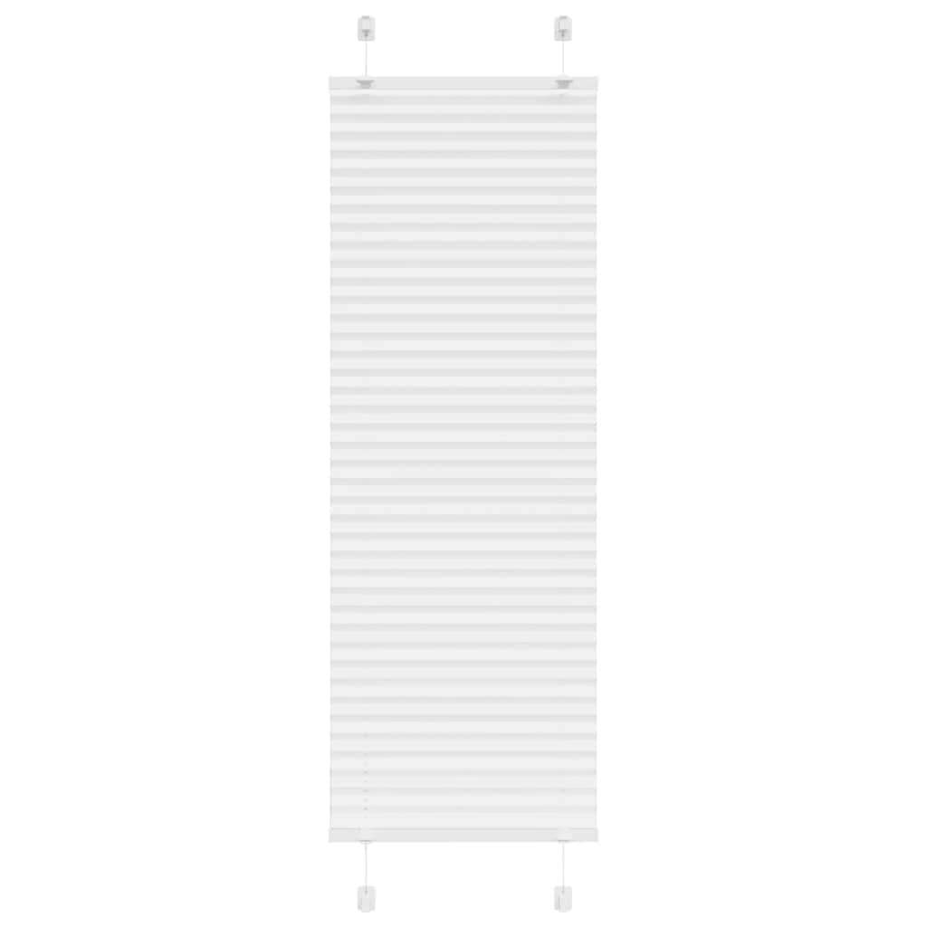 plisuota žaliuze balta 40x100 cm audinio plotis 39,4 cm