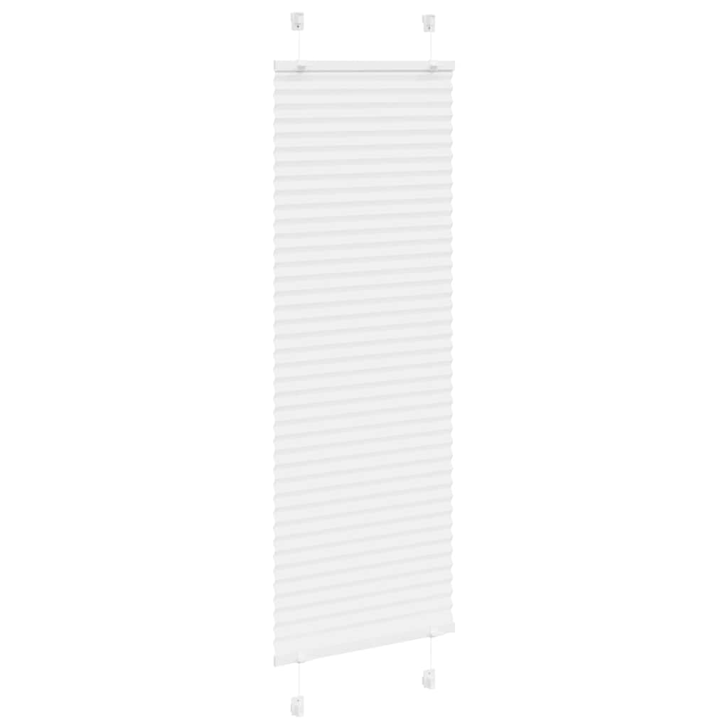 plisuota žaliuze balta 40x100 cm audinio plotis 39,4 cm