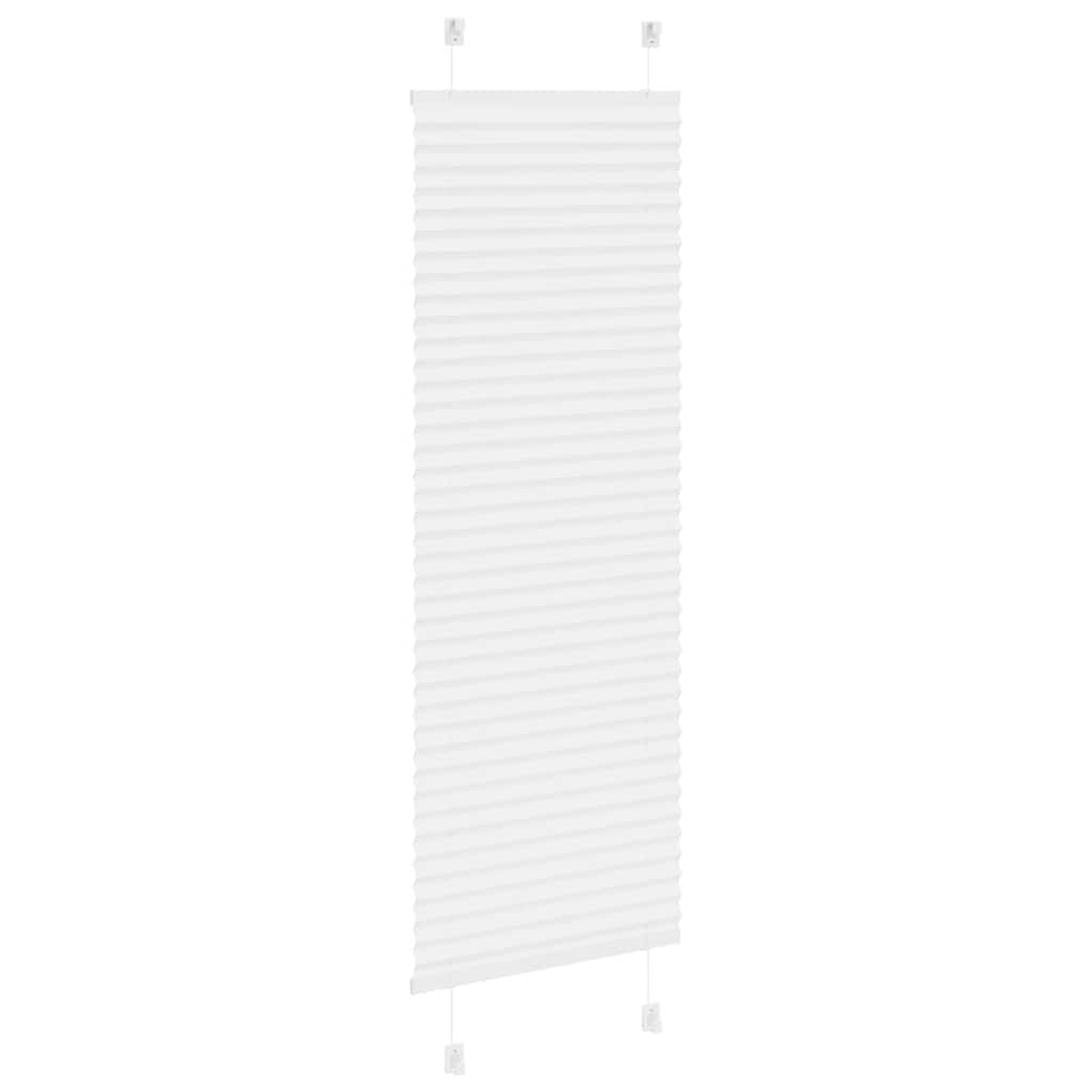 plisuota žaliuze balta 40x100 cm audinio plotis 39,4 cm