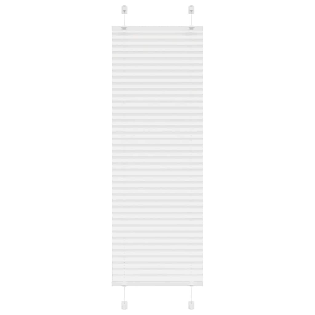 plisuota žaliuze balta 45x100 cm audinio plotis 44,4 cm