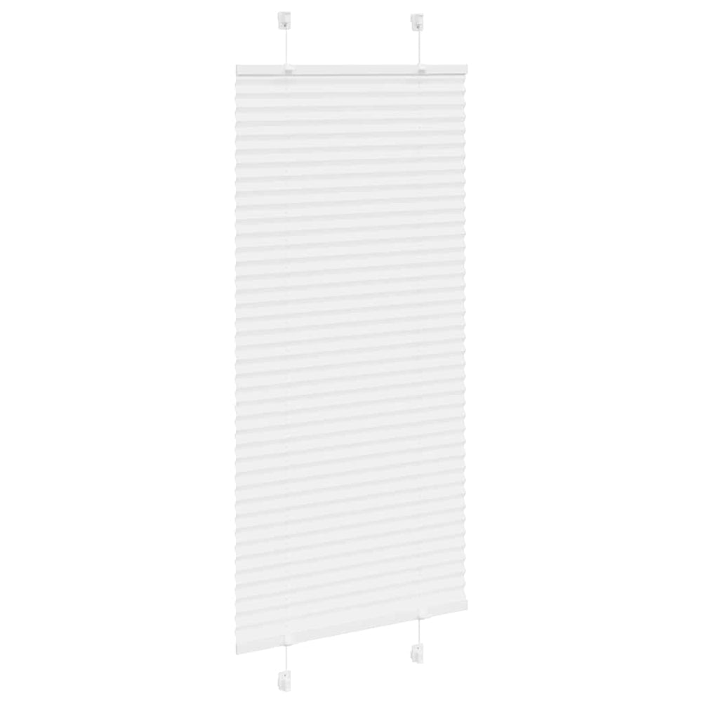 plisuota žaliuze balta 55x100 cm audinio plotis 54,4 cm