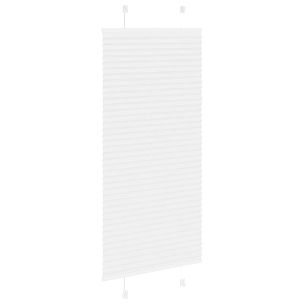 plisuota žaliuze balta 55x100 cm audinio plotis 54,4 cm
