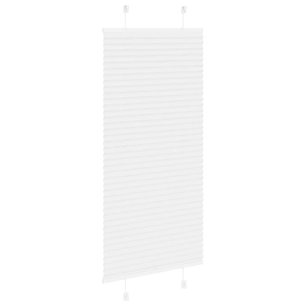 plisuota žaliuze balta 55x100 cm audinio plotis 54,4 cm