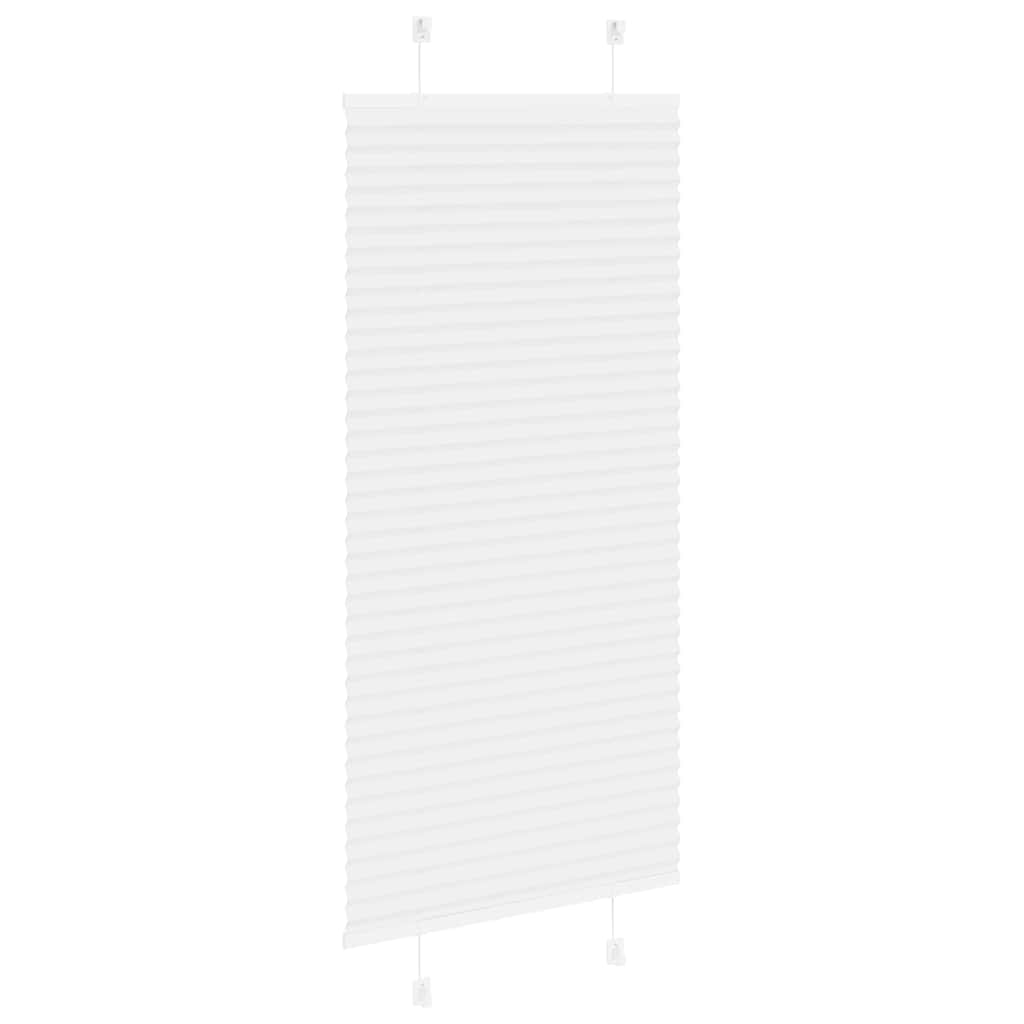 plisuota žaliuze balta 65x100 cm audinio plotis 64,4 cm