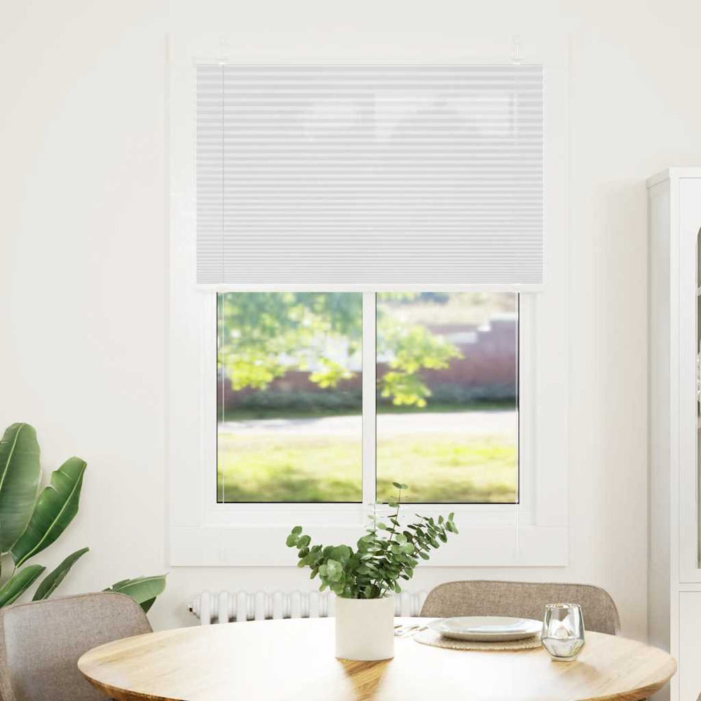 plisuota žaliuze balta 95x100 cm audinio plotis 94,4 cm