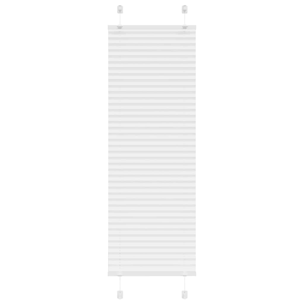 plisuota žaliuze balta 40x150 cm audinio plotis 39,4 cm