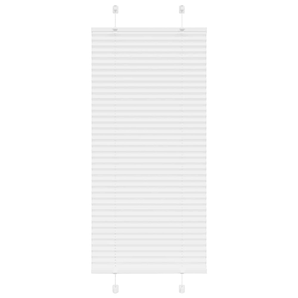 plisuota žaliuze balta 55x150 cm audinio plotis 54,4 cm