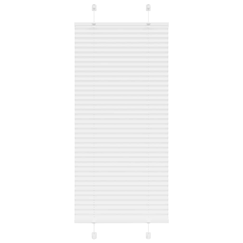 plisuota žaliuze balta 55x150 cm audinio plotis 54,4 cm