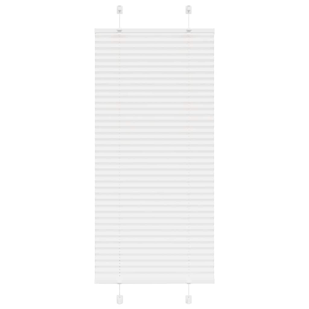 Plisuota žaliuze balta 65x150 cm audinio plotis 64,4 cm