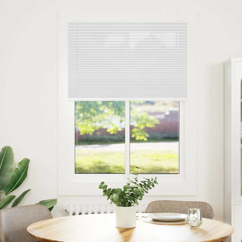plisuota žaliuze balta 85x150 cm audinio plotis 84,4 cm