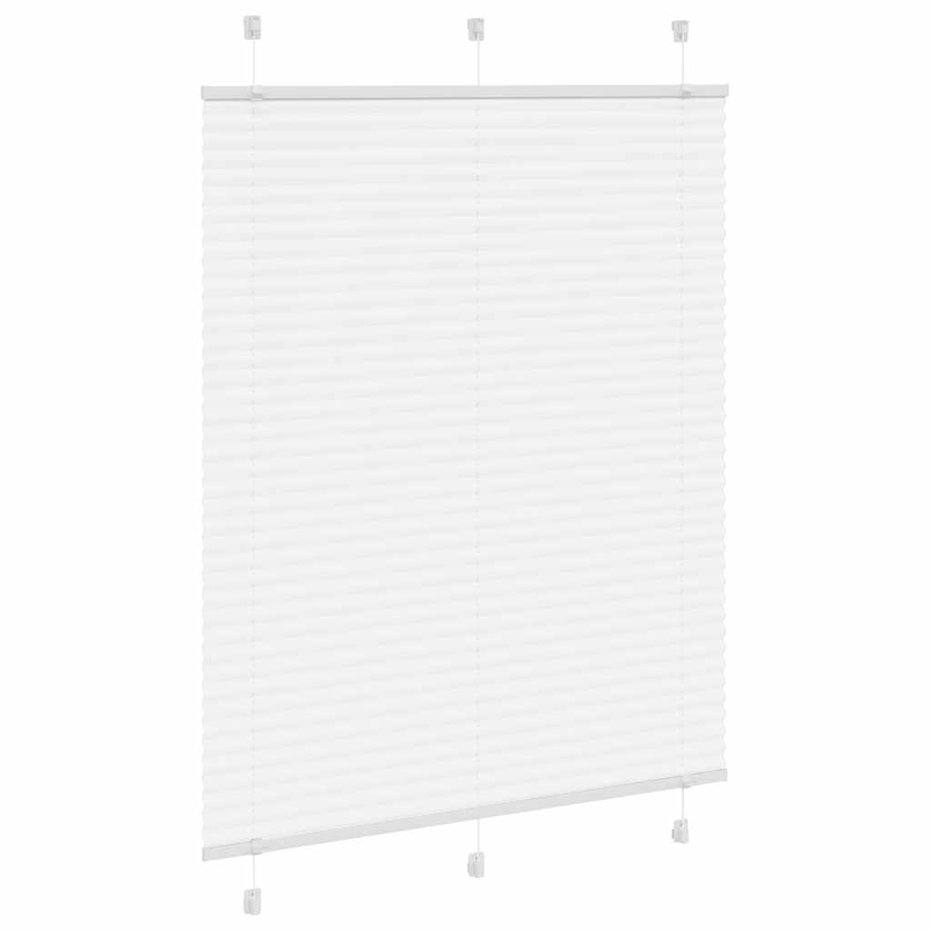 plisētā žalūzija balta 105x150 cm auduma platums 104,4 cm