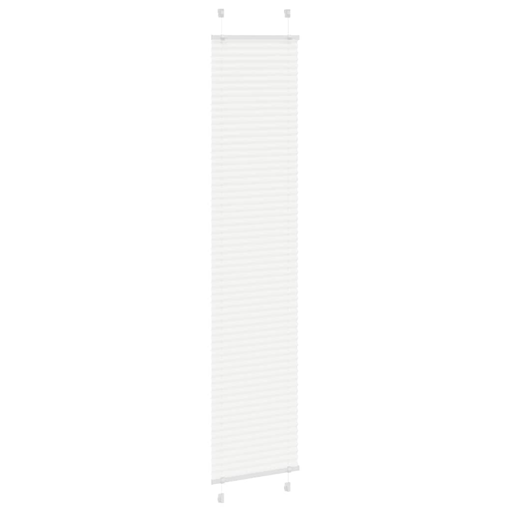 Pleated blind white 50x200 cm fabric width 49.4 cm