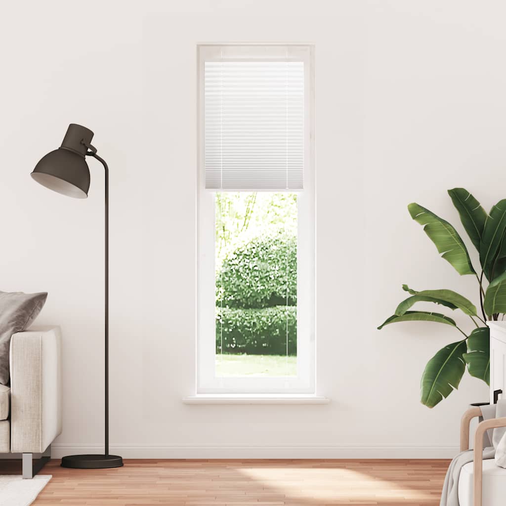 plisētās žalūzijas baltas 60x200 cm auduma platums 59,4 cm