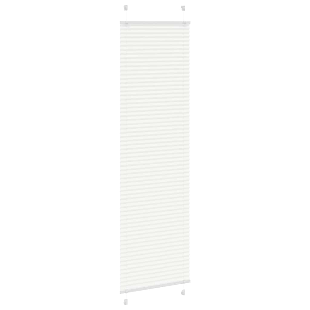 plisētās žalūzijas baltas 60x200 cm auduma platums 59,4 cm